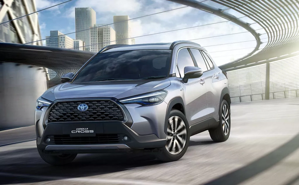 Toyota Corolla Cross hybrid dẫn đầu top mẫu SUV bán chạy với thiết kế hiện đại và tiết kiệm nhiên liệu vượt trội.