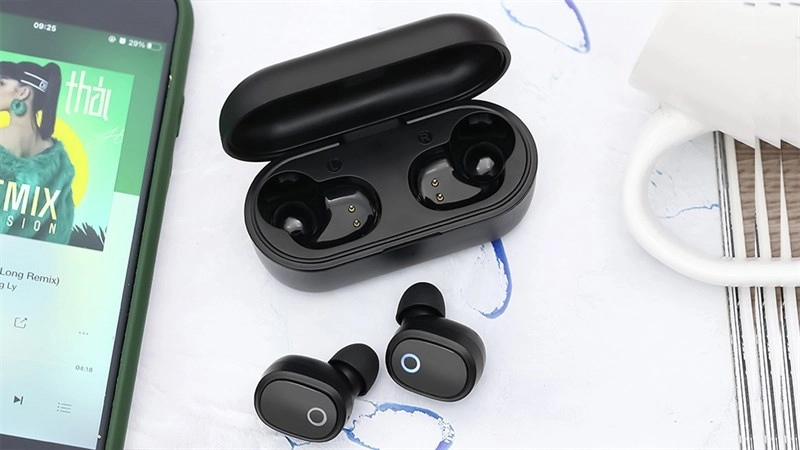 Hộp sạc tai nghe Mozard TS13 với đèn LED báo pin