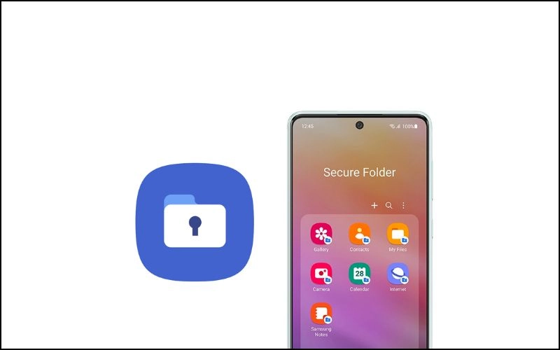 Biểu tượng khóa bảo mật trên màn hình Android.