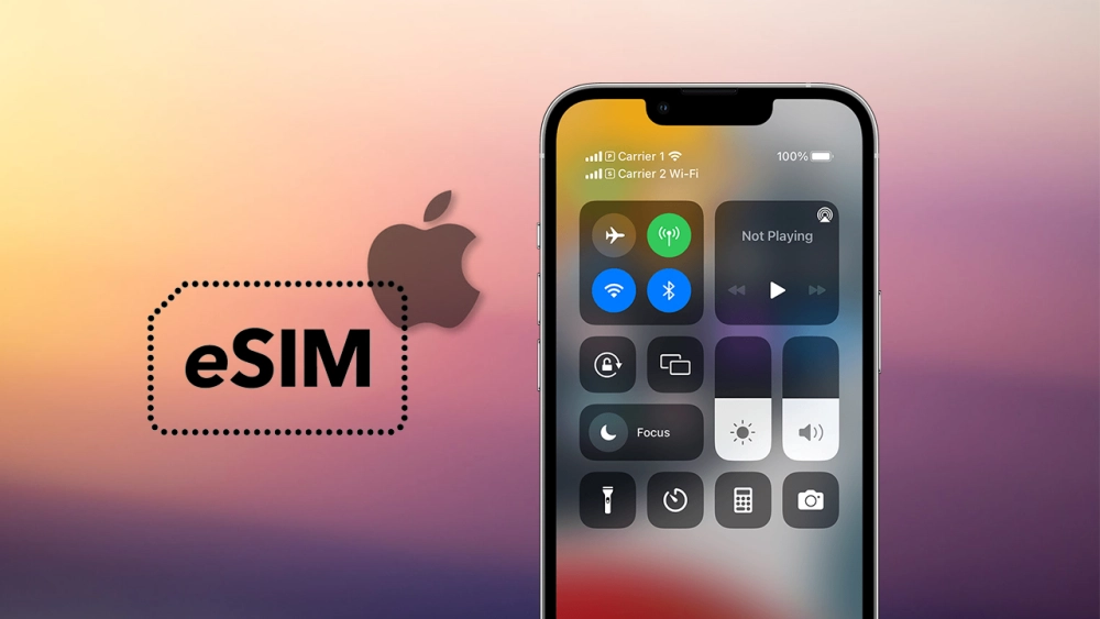 iPhone 16e với eSIM, hỗ trợ chuyển đổi mạng dễ dàng.