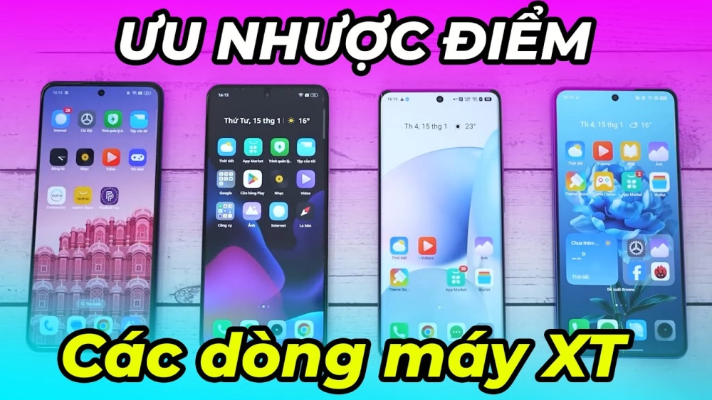 So sánh ưu nhược điểm điện thoại nội địa Trung Quốc