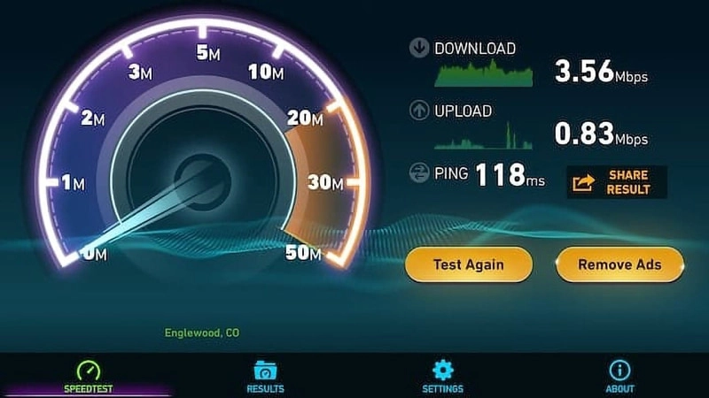 Phần mềm kiểm tra băng thông internet chuyên sâu