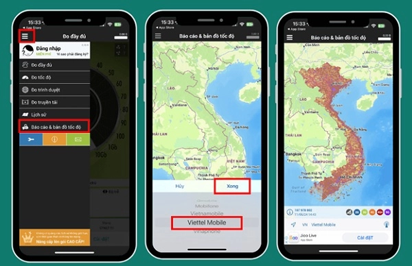 Vùng phủ sóng 5G giúp người dùng kiểm tra khu vực có 5G