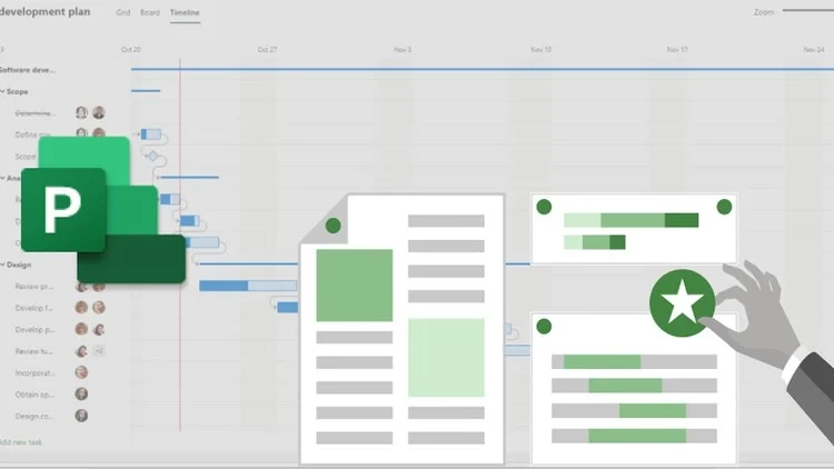 Microsoft Project điển hình cho phần mềm quản lý dự án chuyên nghiệp 