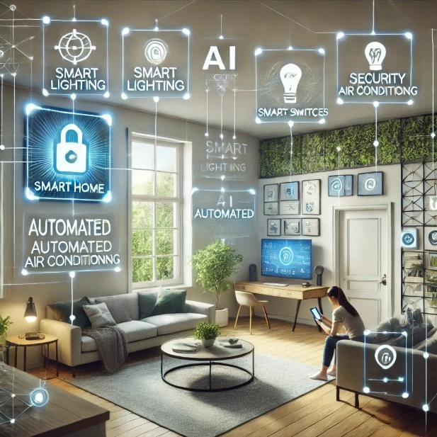 AI điều chỉnh ánh sáng và điều hòa trong nhà để tiết kiệm điện năng
