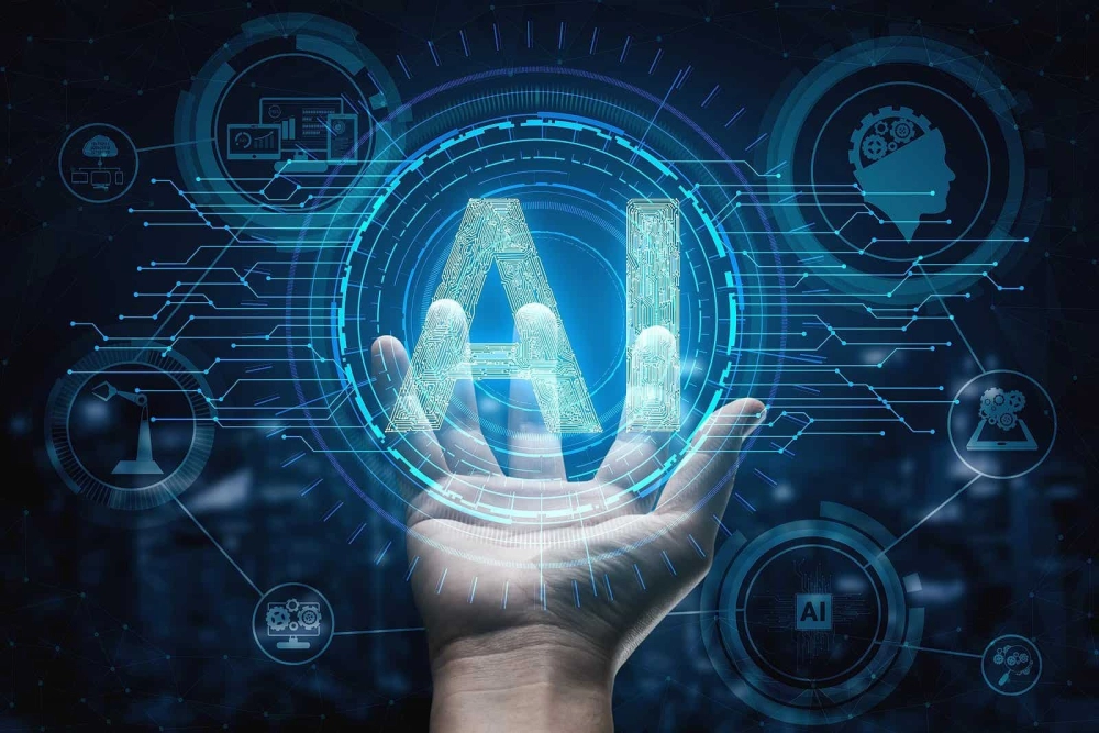 AI và Machine Learning kết nối với hình ảnh camera điện thoại