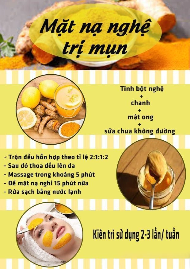Mặt nạ mật ong và nghệ mẹo vặt cho chị em giúp da sáng mịn tự nhiên