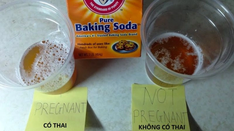 Cách nhận biết có thai tại nhà bằng baking soda là một mẹo dân gian phổ biến