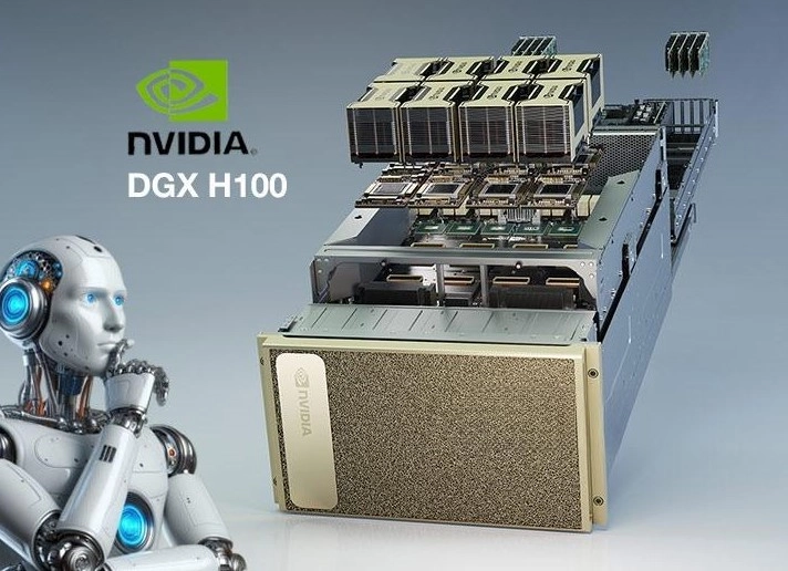 Công nghệ AI của NVIDIA trong DGX H100, tăng tốc huấn luyện mô hình AI