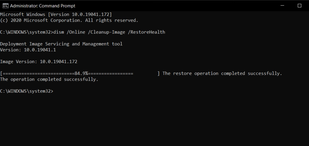Dùng Command Prompt để sửa lỗi không mở được ứng dụng trên Win 10