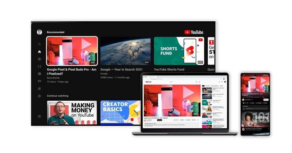 Giao diện Dark Mode của các ứng dụng.