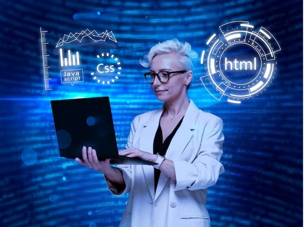 Nhà khoa học dữ liệu AI sử dụng công cụ như Pandas để phân tích dữ liệu lớn