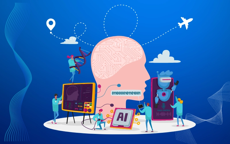 Nhóm marketer sử dụng công nghệ AI để phân tích dữ liệu khách hàng