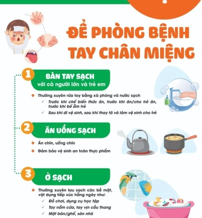 Chăm sóc bé tại nhà với vệ sinh đúng cách giúp giảm triệu chứng bệnh chân tay miệng