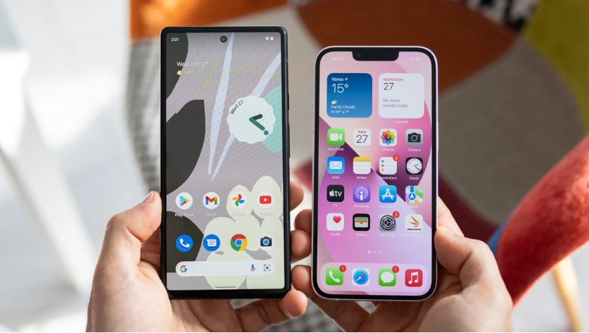 Thị phần điện thoại Android và iOS luôn là cuộc đua song mã.