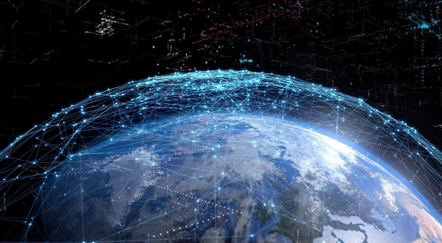 Hàng ngàn vệ tinh Starlink tạo thành một chòm sao trên quỹ đạo.