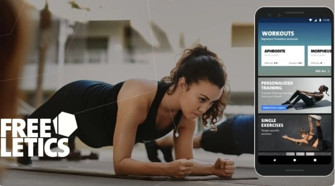 Ứng dụng Freeletics giúp theo dõi hiệu suất luyện tập cá nhân.