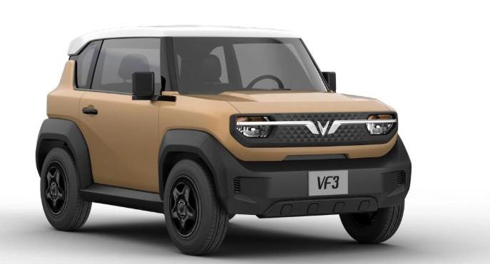 Mẫu xe mới VF3 nổi bật với thiết kế hiện đại.