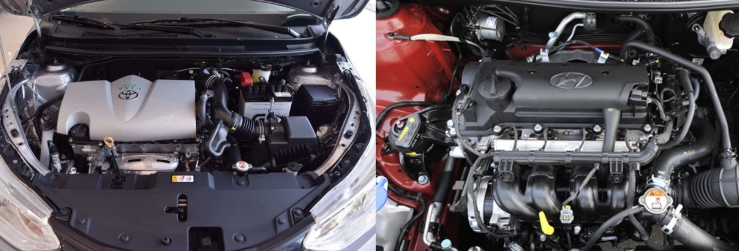 Hình ảnh minh họa động cơ và vận hành Accent vs Vios với hiệu suất tối ưu.