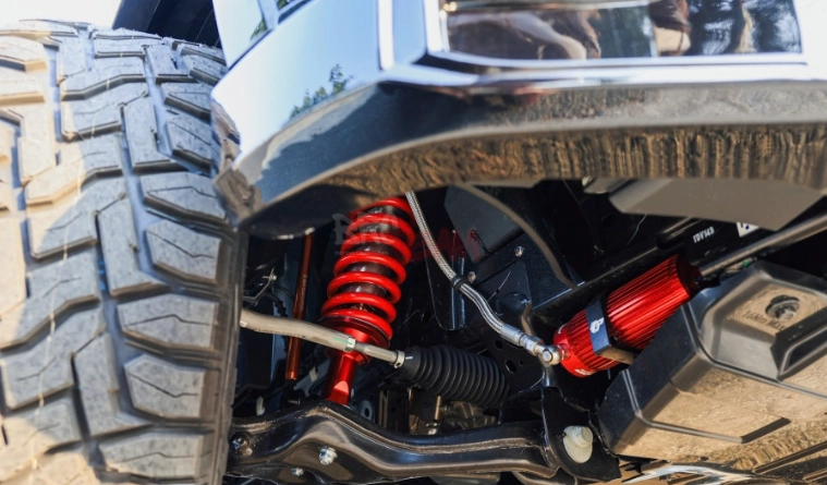 Công nghệ và hiệu suất của hệ thống treo điện tử Ford Everest thông minh.