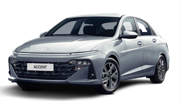 Hyundai Accent với hệ thống an toàn ABS và EBD.