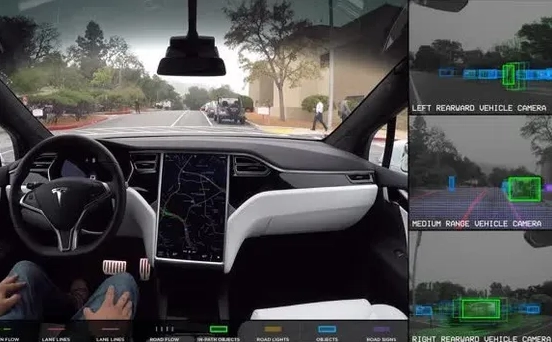 Cảm biến và camera hỗ trợ tính năng tự lái trên xe Tesla