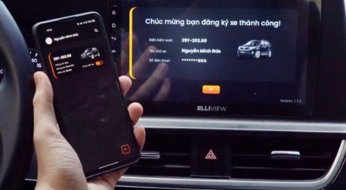 Theo dõi các thông số quan trọng của xe ngay trên ứng dụng điện thoại.