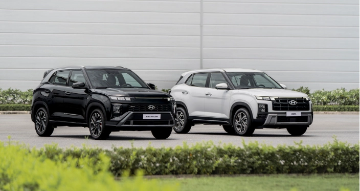 ADAS trên xe 2025 với cảm biến trên Hyundai Creta.