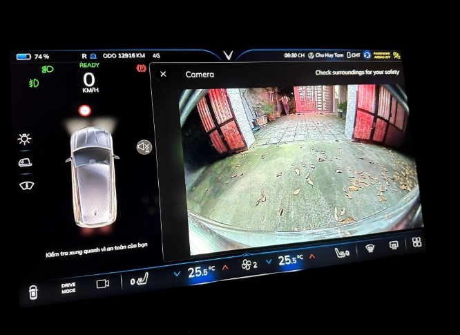 An toàn xe hơi thông minh với camera 360 độ trên VF 8.