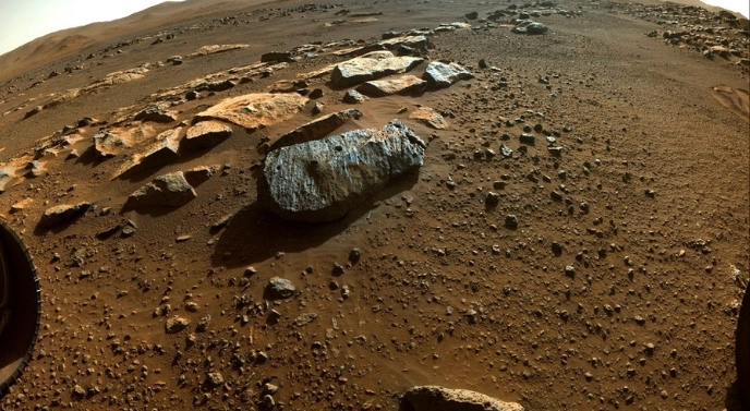 Mẫu đá từ Jezero Crater được Perseverance thu thập để nghiên cứu.