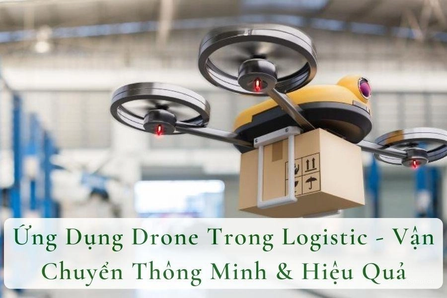 Drone AI giao hàng nhanh chóng đến khu vực nông thôn
