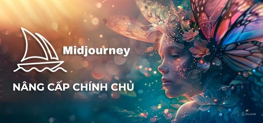 Giao diện MidJourney tạo hình ảnh nghệ thuật, minh họa AI tạo nội dung