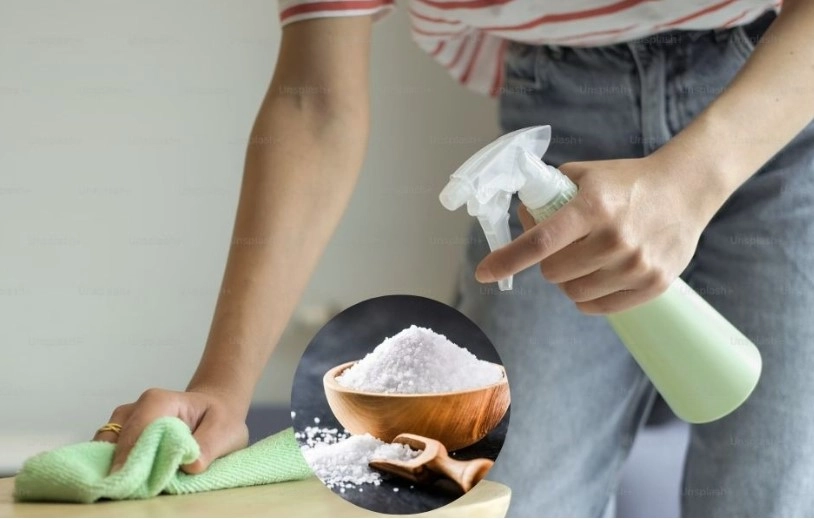 Muối biển là nguyên liệu đa năng cho nhiều mẹo vệ sinh tự nhiên trong nhà