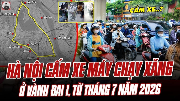 Từ 7/2026 tại Vành đai 1, người dân cần chuẩn bị chuyển sang xe điện hoặc giao thông công cộng