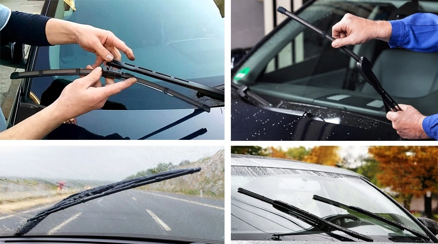 Cần gạt nước mới đảm bảo tầm nhìn rõ ràng khi chăm sóc kính xe mùa mưa.