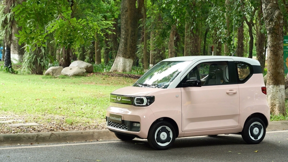  Wuling Hongguang Mini EV với thiết kế nhỏ gọn, phù hợp giao thông đô thị