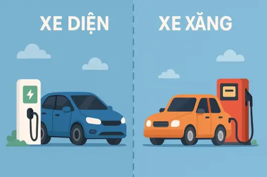 10 Điểm Khác Biệt Quan Trọng Khi So Sánh Xe Điện Và Xe Xăng