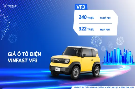 Giá Xe Ô Tô Điện Tại Việt Nam 2025 Khiến Bạn Muốn Sở Hữu Ngay!