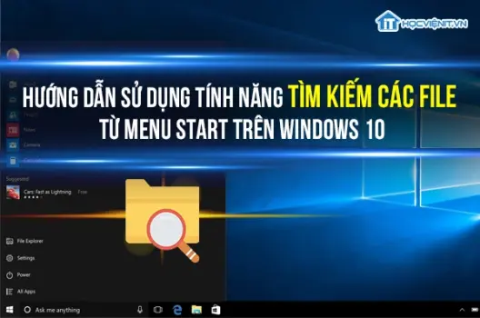 Hướng Dẫn Tìm Kiếm Nhanh Start Menu Windows