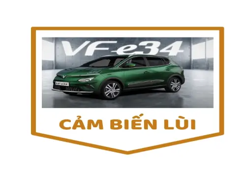 Cảm biến lùi Vinfast VF e34 trợ thủ đắc lực trong đô thị