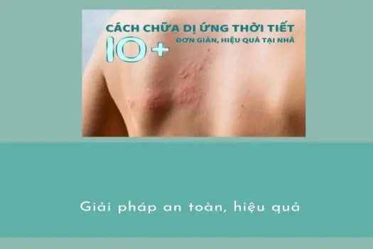 Mẹo chữa dị ứng thời tiết tại nhà giải pháp an toàn, hiệu quả