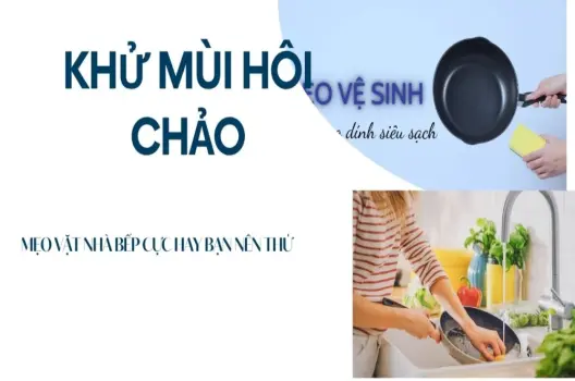 Khử mùi hôi chảo bằng bơ đậu phộng!Mẹo vặt nhà bếp cực hay bạn nên thử