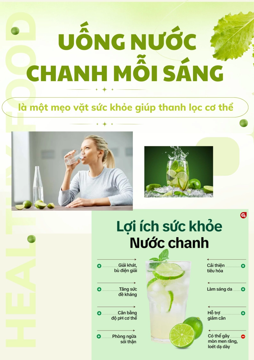 Uống nước chanh mỗi sáng là một mẹo vặt sức khỏe giúp thanh lọc cơ thể
