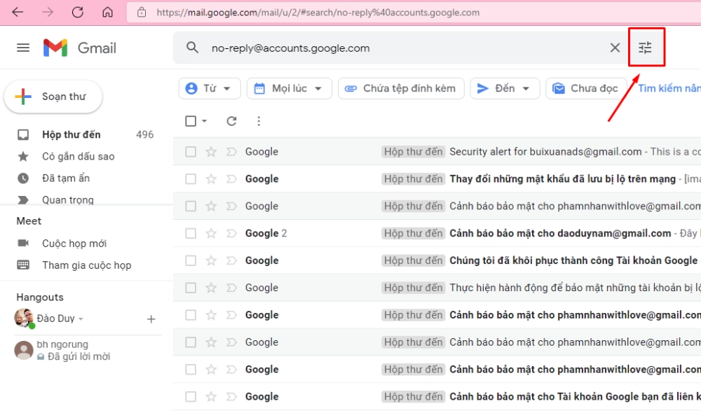 Bộ lọc tự động giúp bạn tiết kiệm thời gian phân loại email