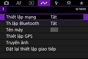 Giao diện cài đặt kết nối trên điện thoại với các nút Wi-Fi, Bluetooth, và GPS được tắt.