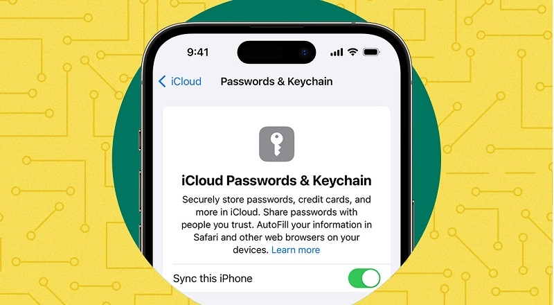 iCloud Keychain trên điện thoại iphone