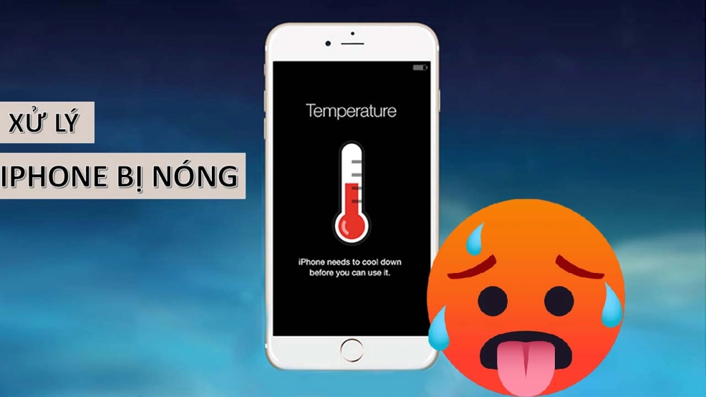Tránh để điện thoại quá nóng để sửa lỗi iPhone không khởi động