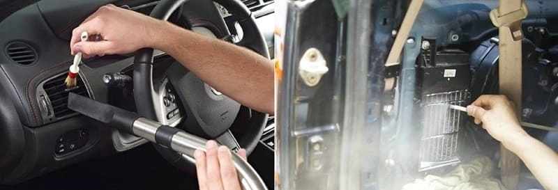 Bộ lọc điều hòa sạch sẽ, yếu tố quan trọng để cách làm xe luôn thơm.