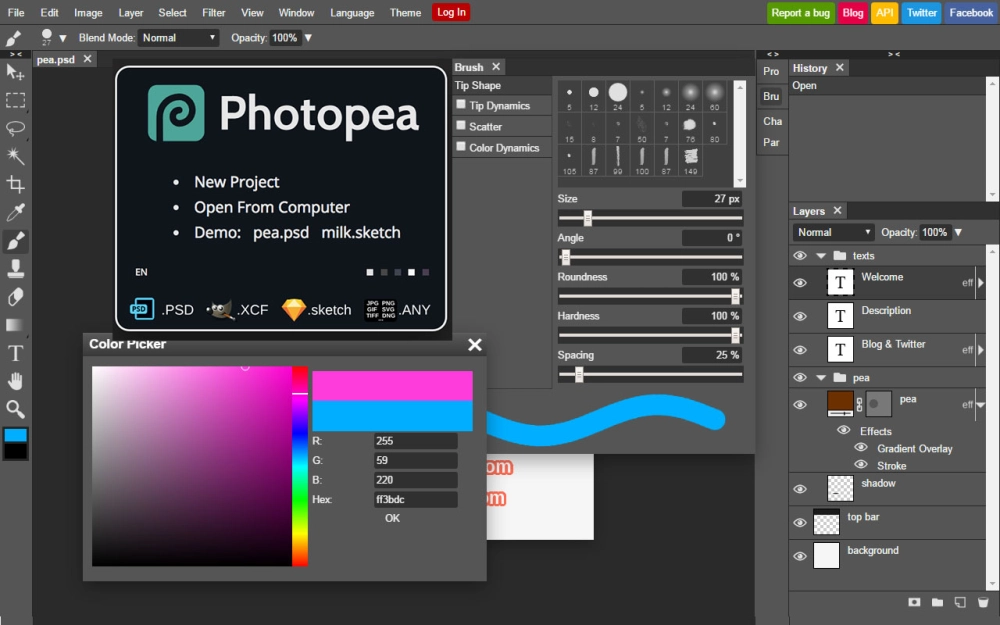 Sự phổ biến của photoshop online cắt ghép ảnh đến từ tính tiện lợi và khả năng tiếp cận