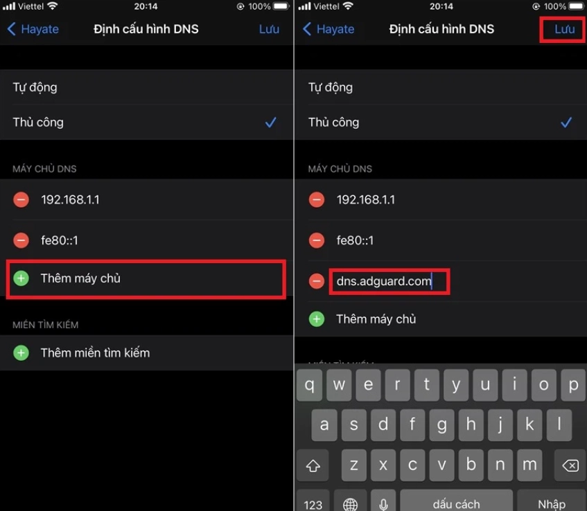 Cài đặt DNS chặn quảng cáo